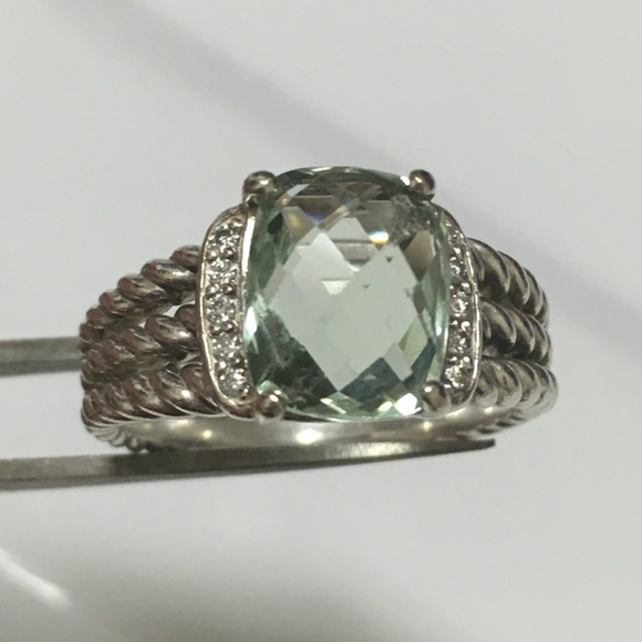 David Yurman Jewelry - David Yurman Petite Wheaton Prasiolite Ring